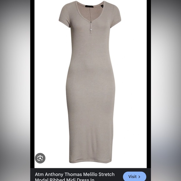 ATM anthony thomas melillo henley dress - Picture 2 of 7